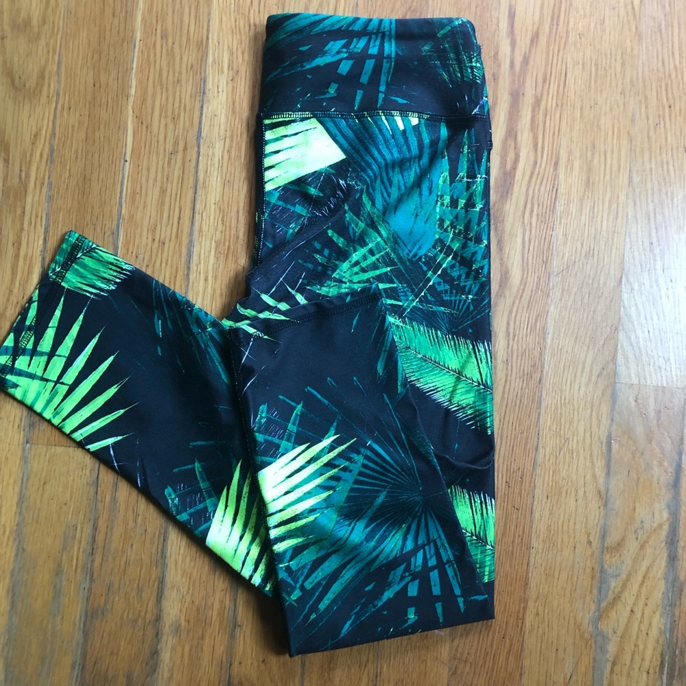 Fabletics palm leaf printed leggings